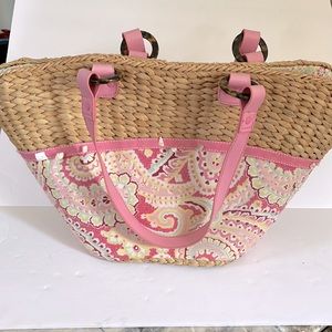 Vera Bradley basket bag